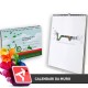 Calendario 33x33 Patinata 150gr - 6 fogli - Colori solo Fronte